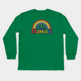 I Love Hawaii 1982 Kids Long Sleeve T-Shirt